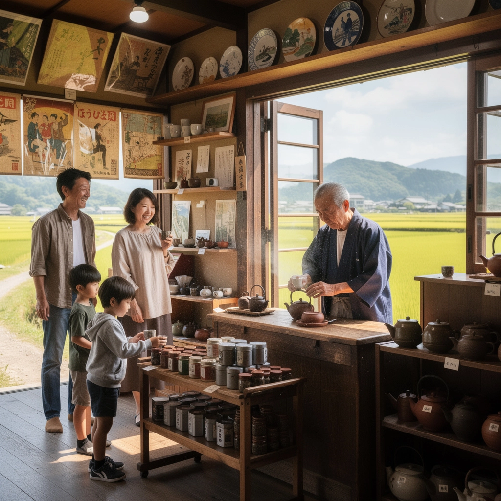 新鮮なハーブティーの抽出過程を示すビジュアル